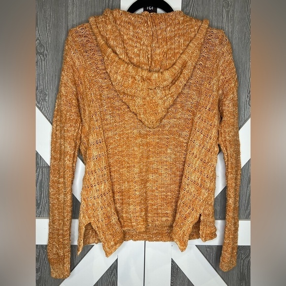 191. Natural Reflections 100% Cotton Sweater Hoodie Pullover Pumpkin Orange S - Picture 6 of 6